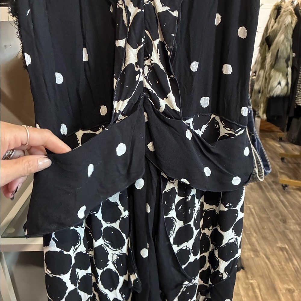 Proenza Schouler black and white spotted dress - Picture 3 of 5